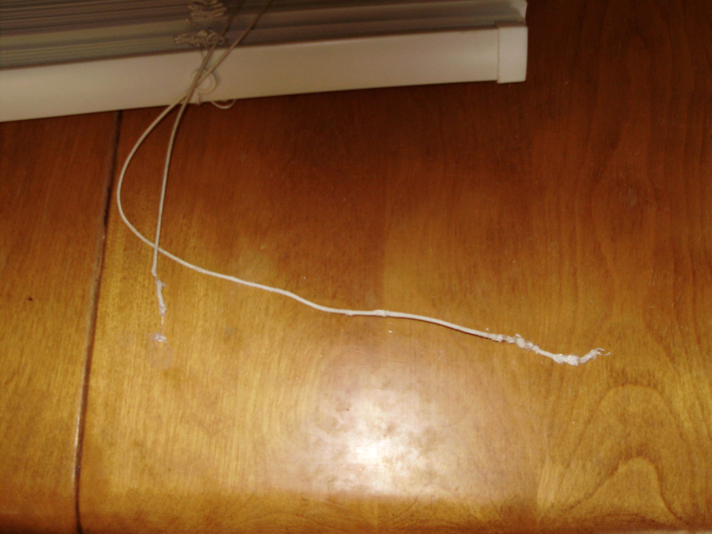 Repair Damaged Pull Cords on Horizontal Blinds 7 Steps Instructables