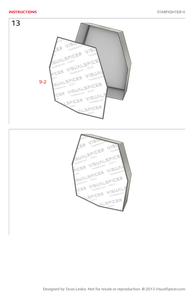 Starfighter-X Star Wars Inspired Paper Model