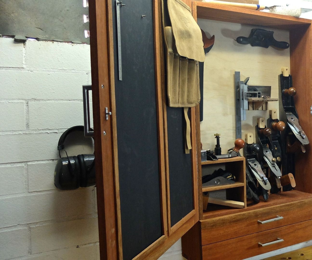 Wall Hanging Hand Tool Chest