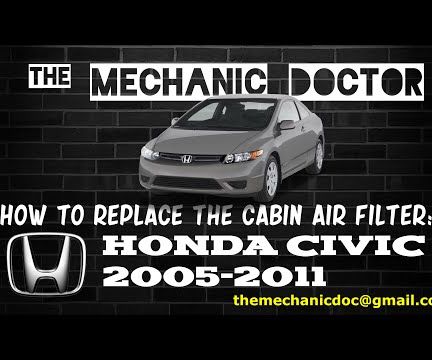 How to Replace the Cabin Air Filter: Honda Civic 2005-2011