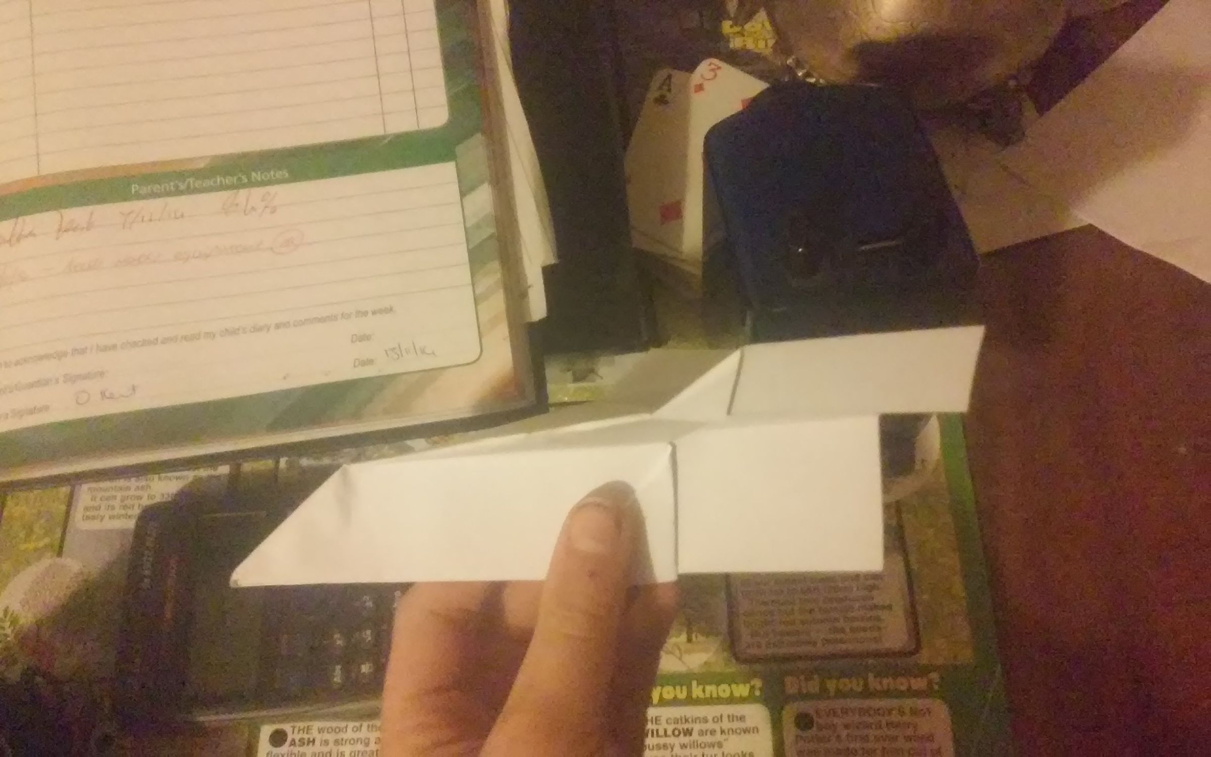 far flying paper airplane