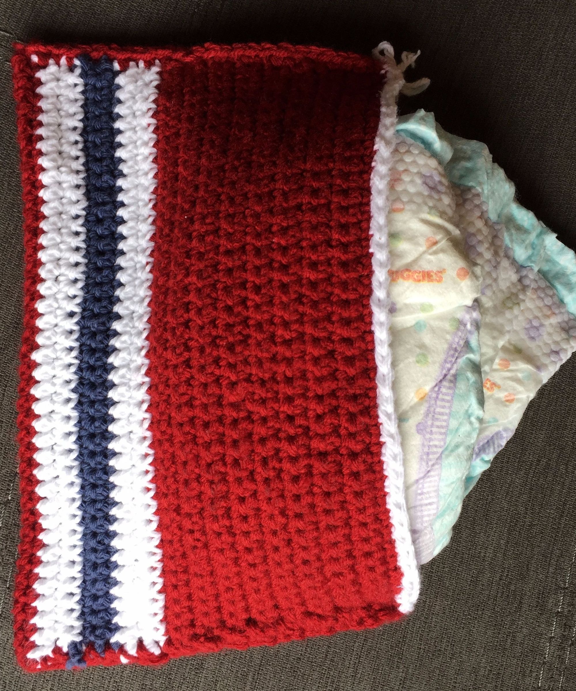 Crochet Diaper Holder