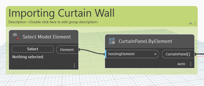 Connecting the Curtain Wall to Dynamo