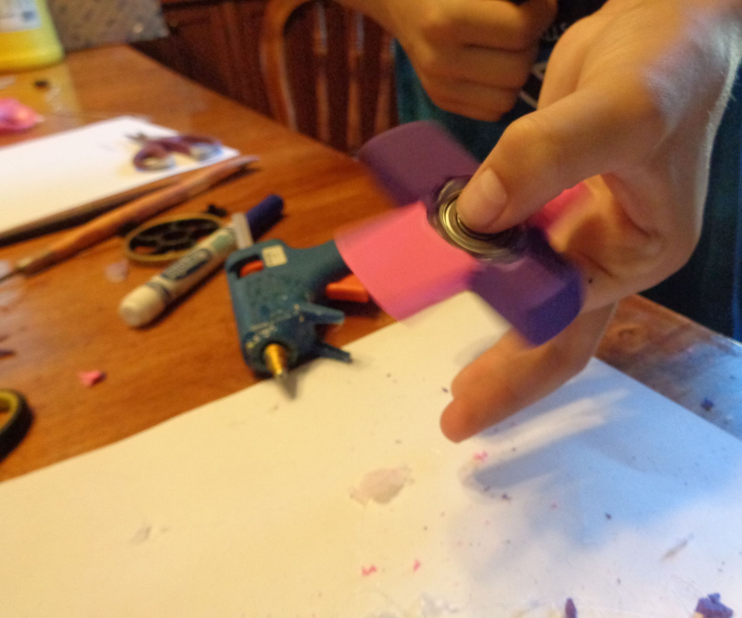 Eraser Fidget Spinner