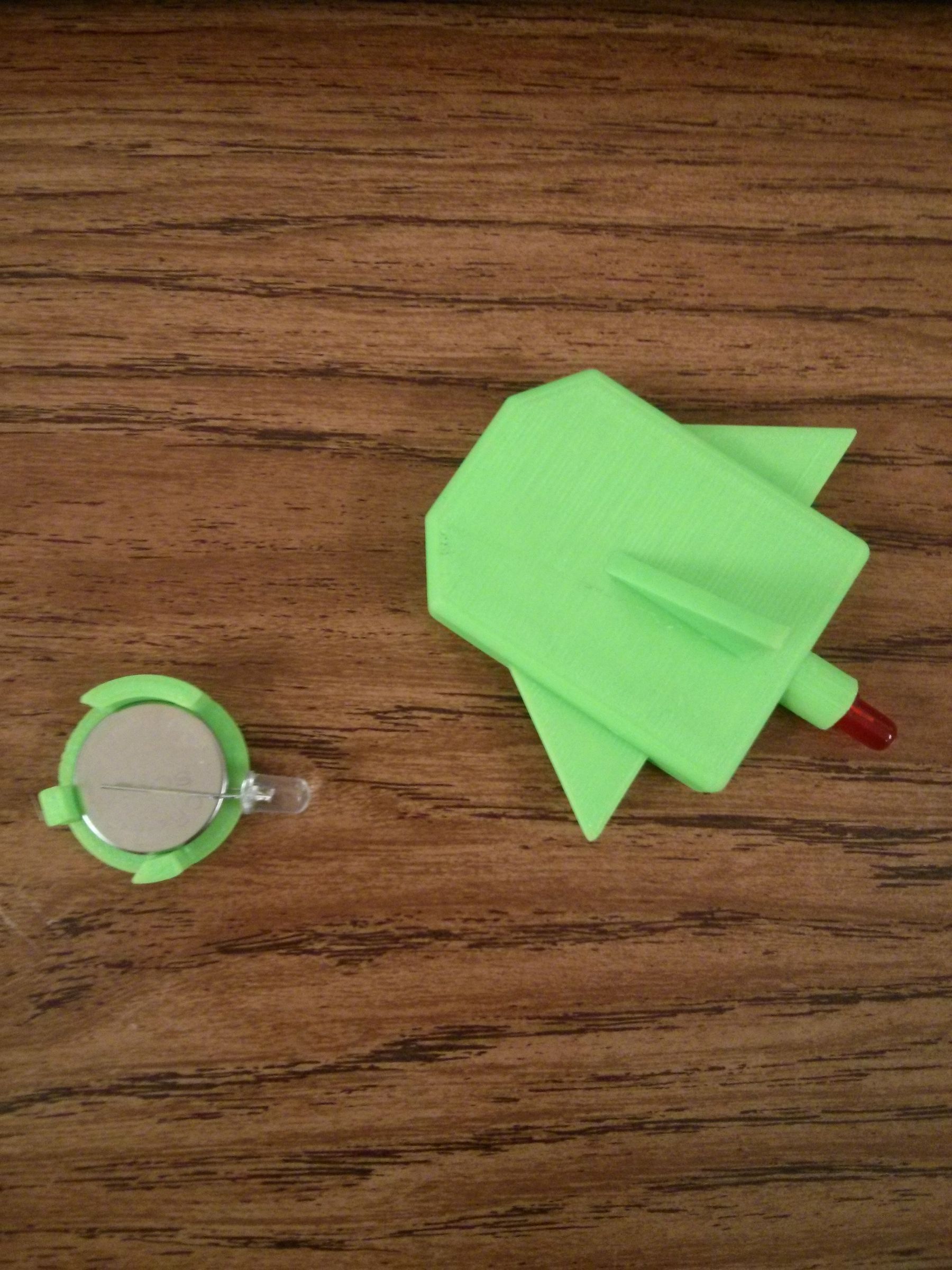 3D printed LED casing