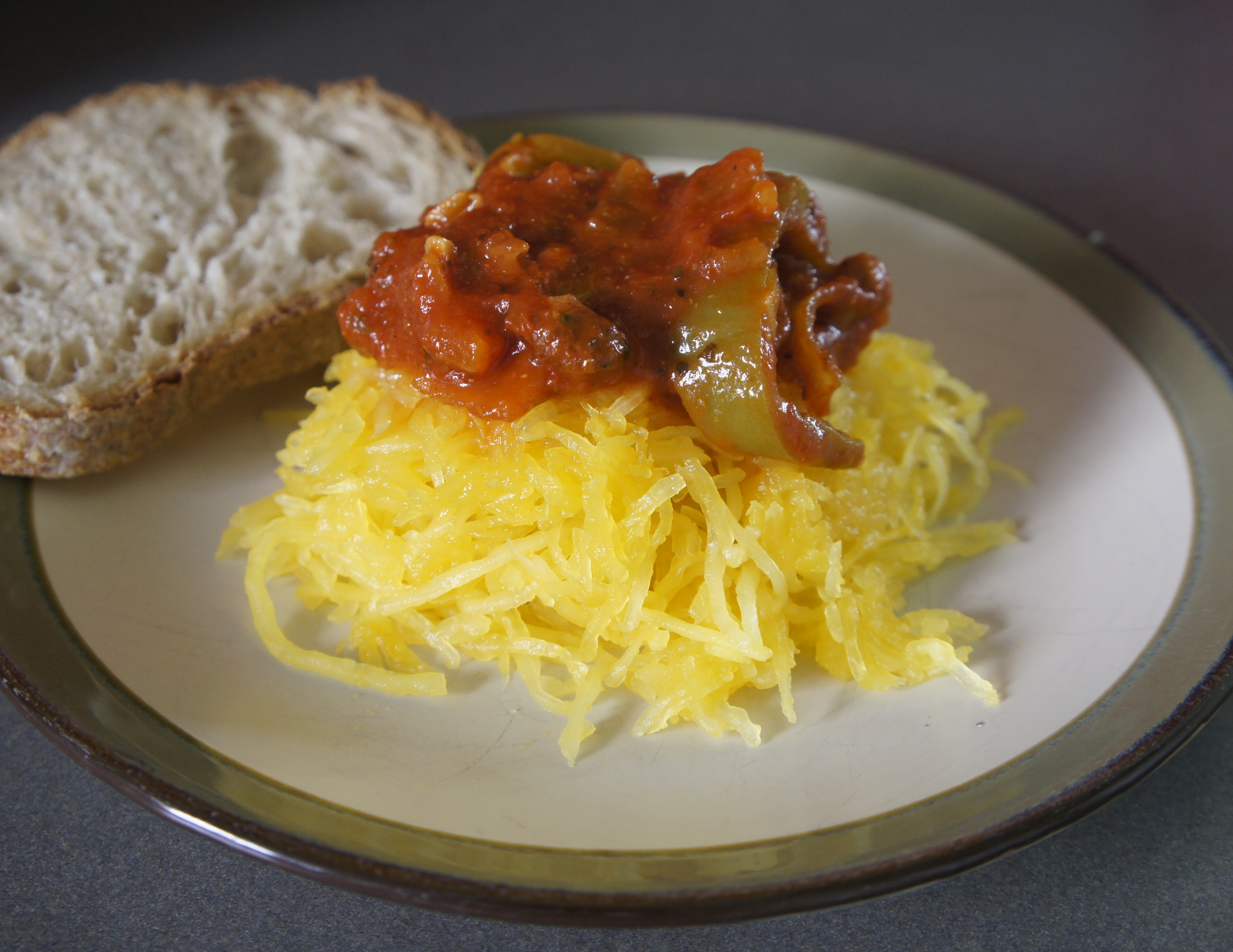 Roasted Spaghetti Squash Dinner