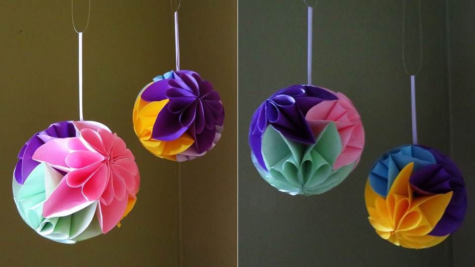 Paper Ball Message Origami A4 Paper Ball