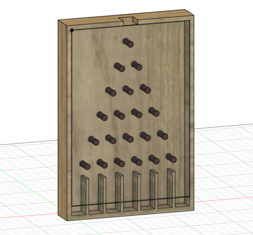 Wooden Plinko Board
