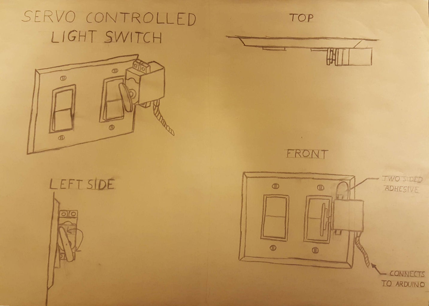 Automatic Light Switch : 6 Steps (with Pictures) Circuit Diagram