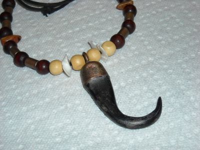 Fake Gator Tooth Necklace
