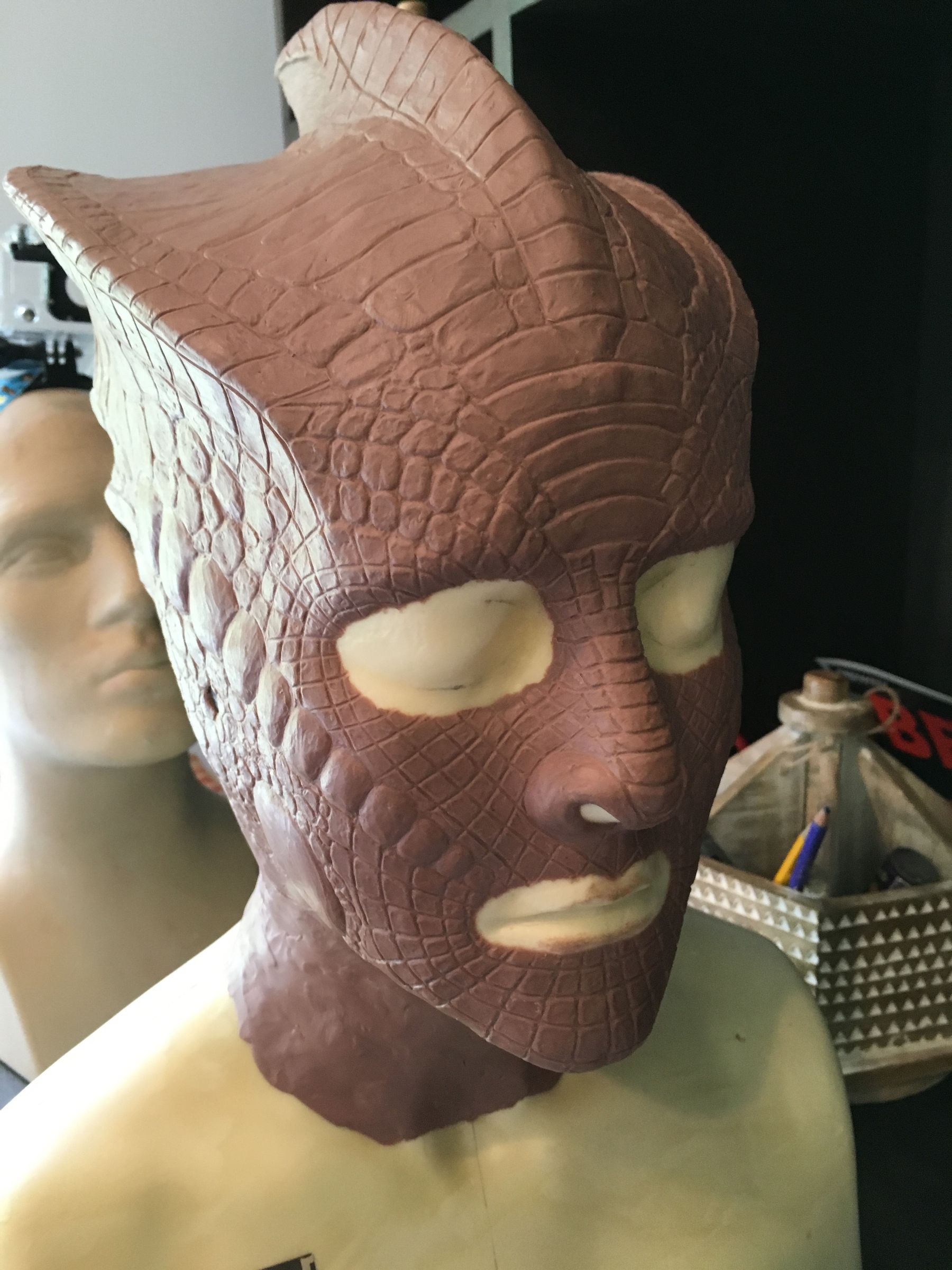 Silurian Head Sculpt for Comic-con 2016