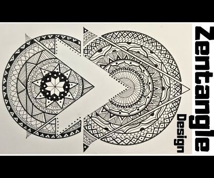 How to Draw Best Complex Zentangle Design