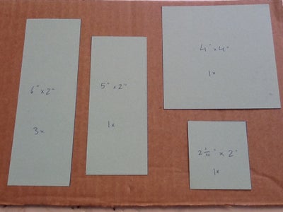 Make the Cardboard Pieces.