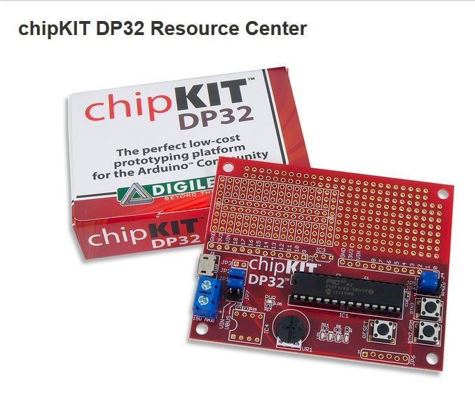 ChipKIT-DP32 With Arduino