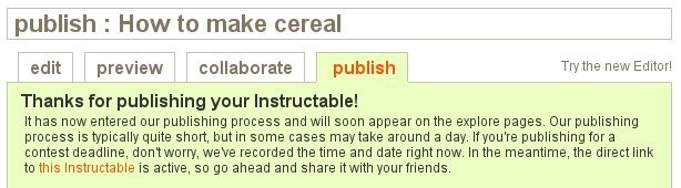 Publish It, and Wait