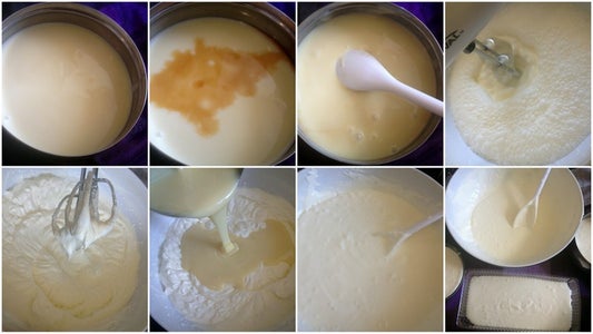 Making of Creamy Vanilla Ice Cream