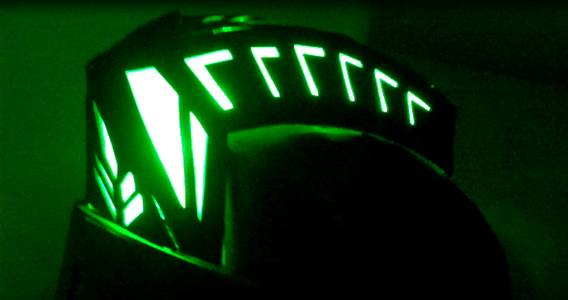 LED Light Up Robot Helmet