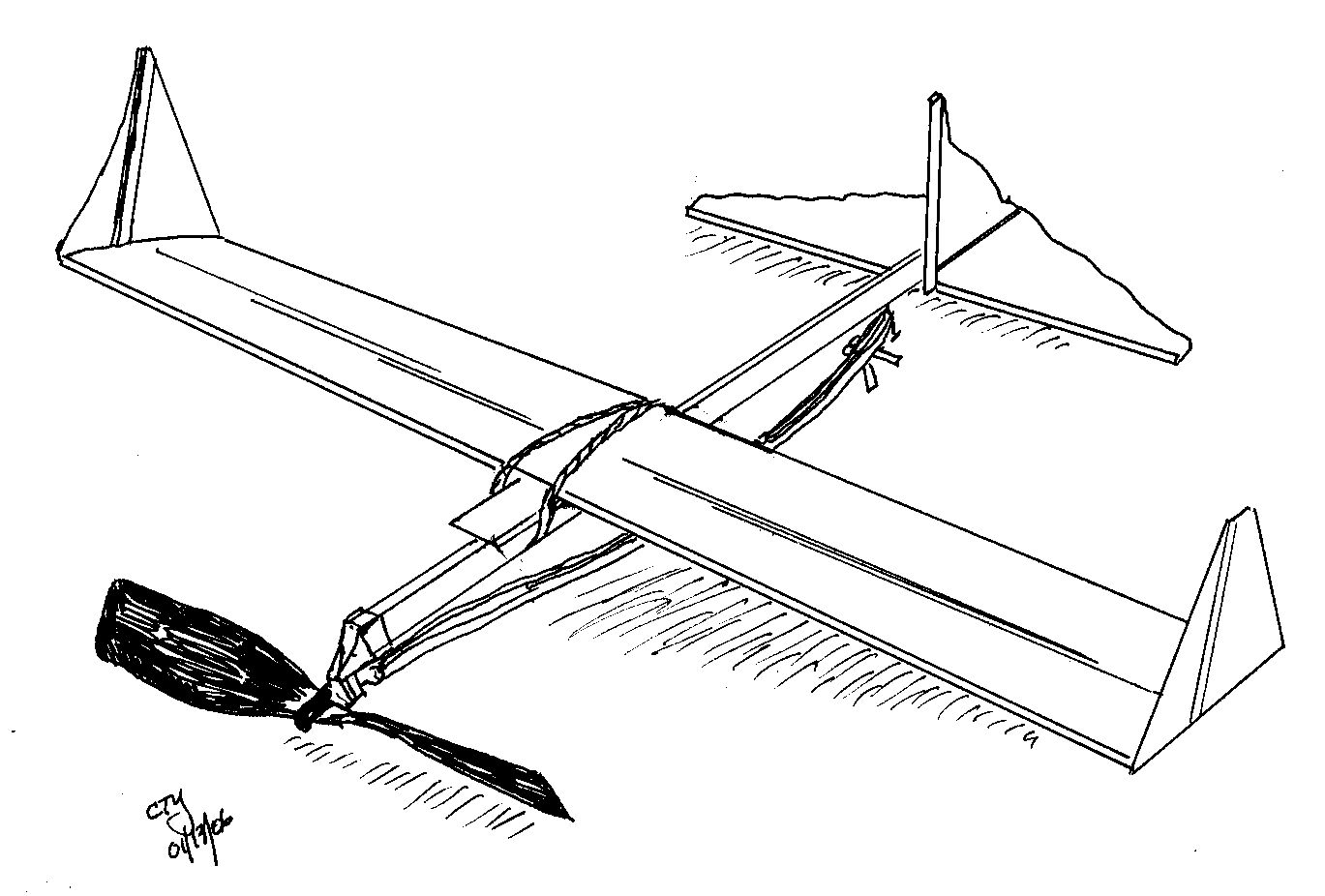 How to Make a Rubberband Powered Airplane