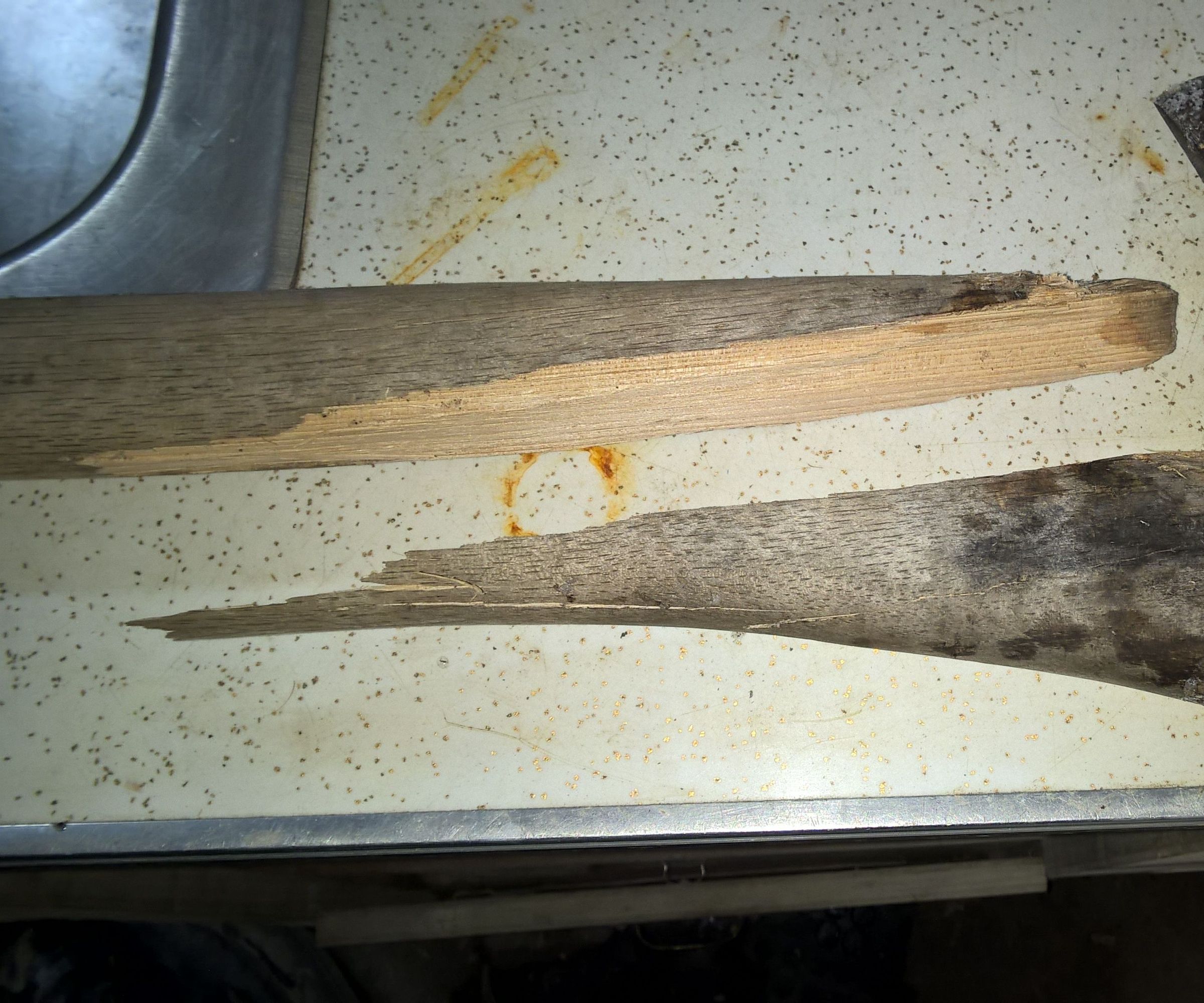 Broken Axe Handle Field Repair