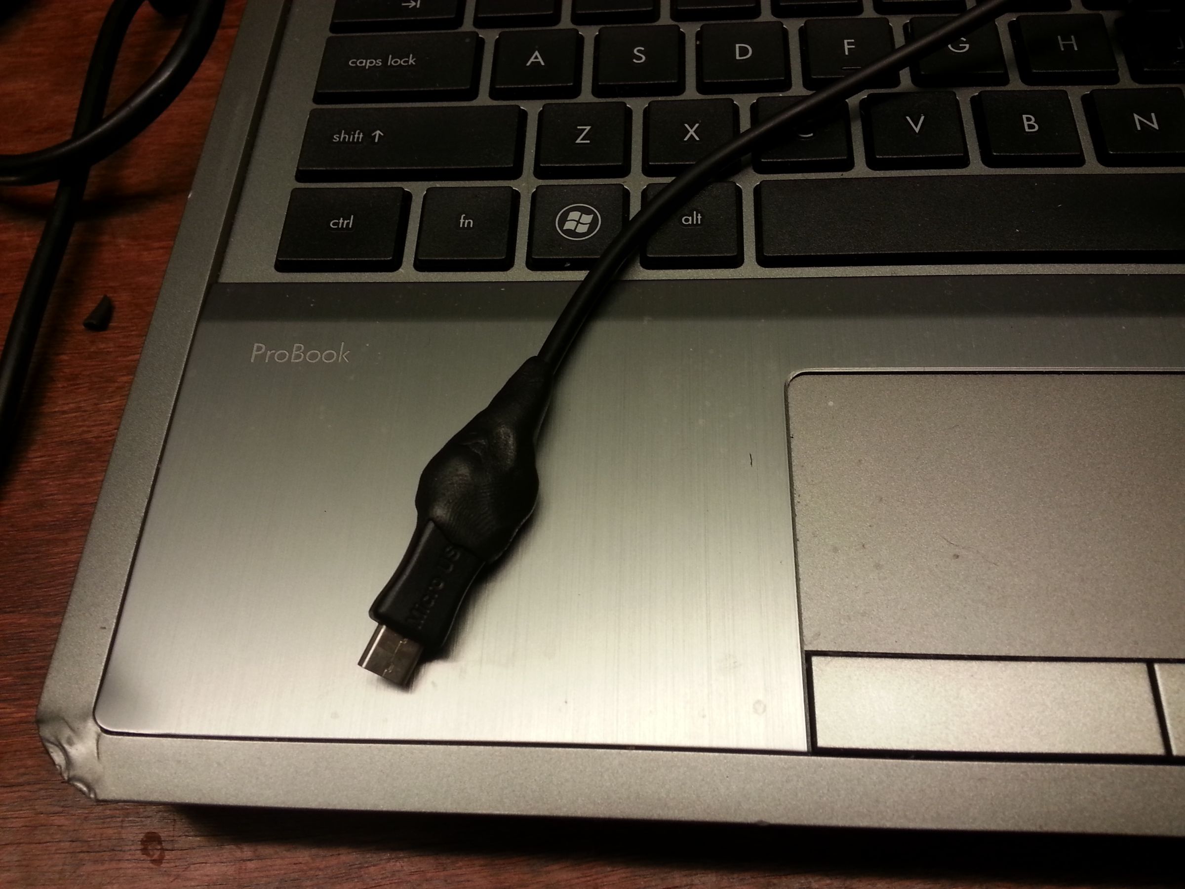 Fixing a Car Charger Wire With Sugru