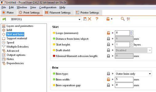 Configure the Prusa Slicer Settings