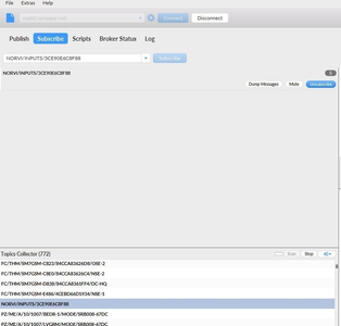 Subscribe to the MQTT Topic