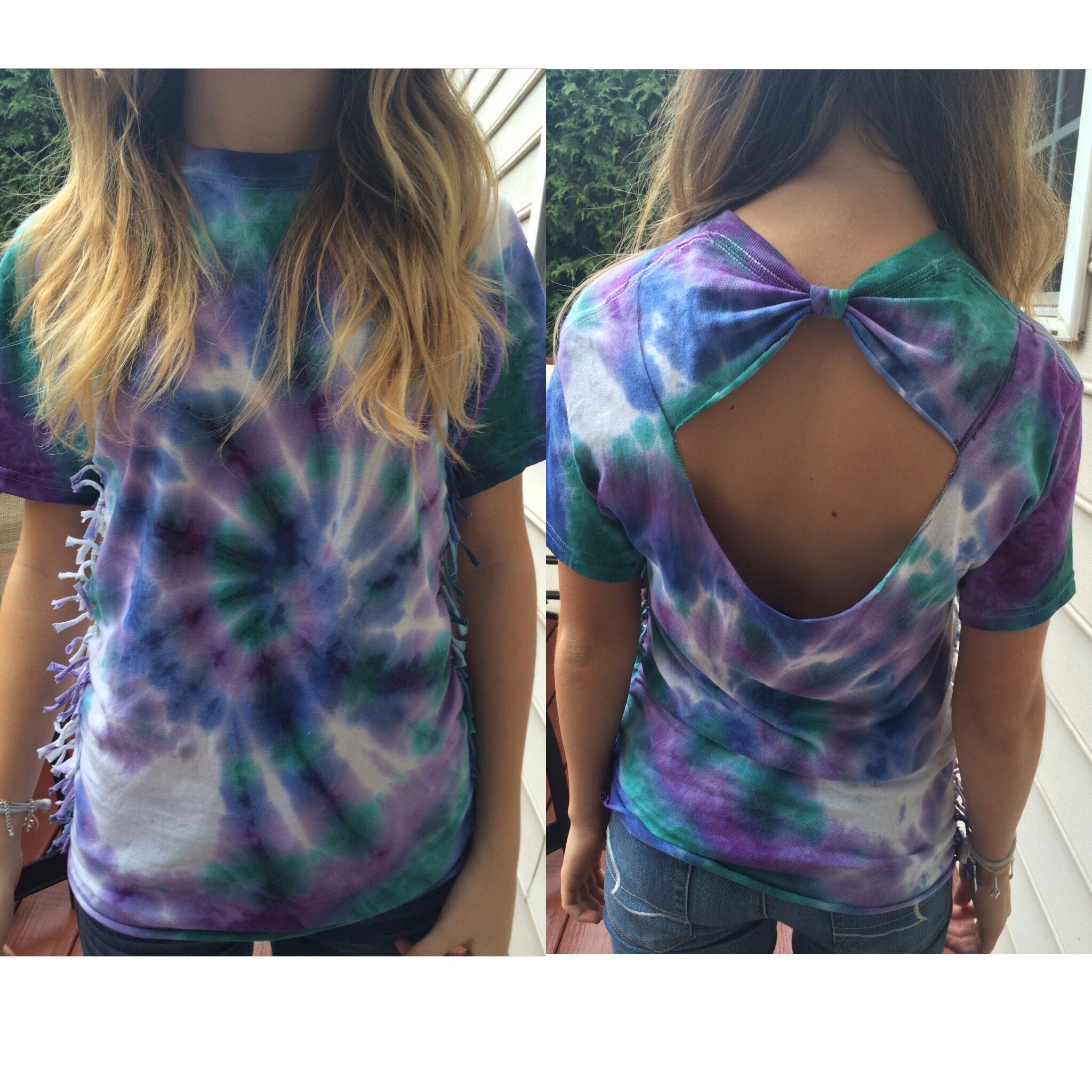 swirl tie dye shirt