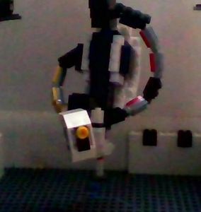 Lego GLaDOS Figure (to Scale) : 4 Steps - Instructables