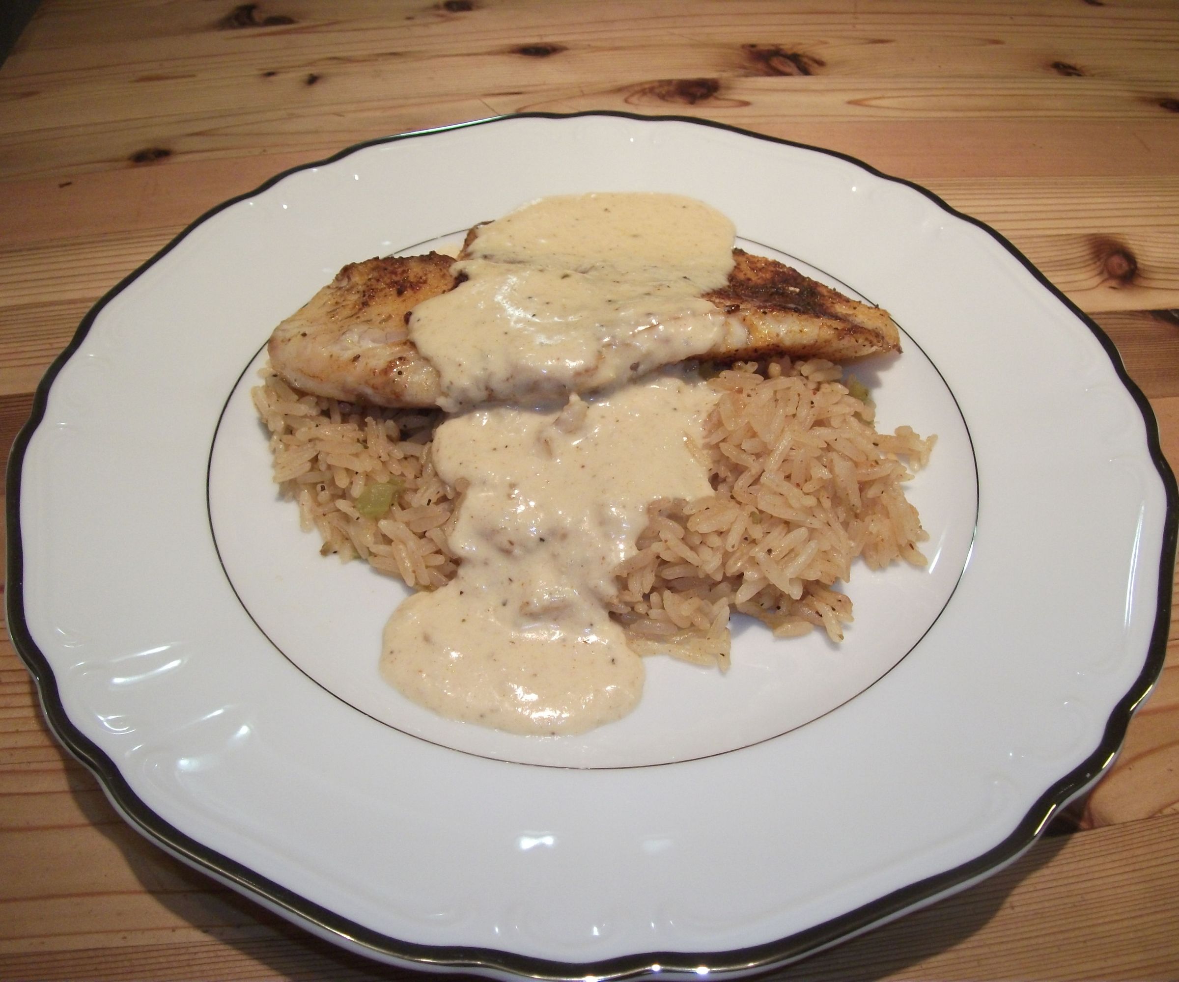 Oven Blackened Tilapia With Cajun Rice