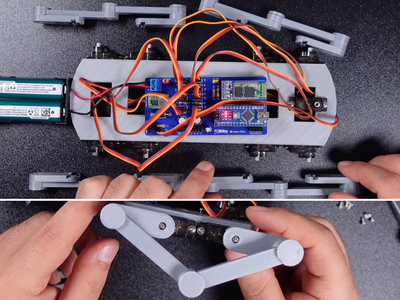 Mounting the Legs to Servos