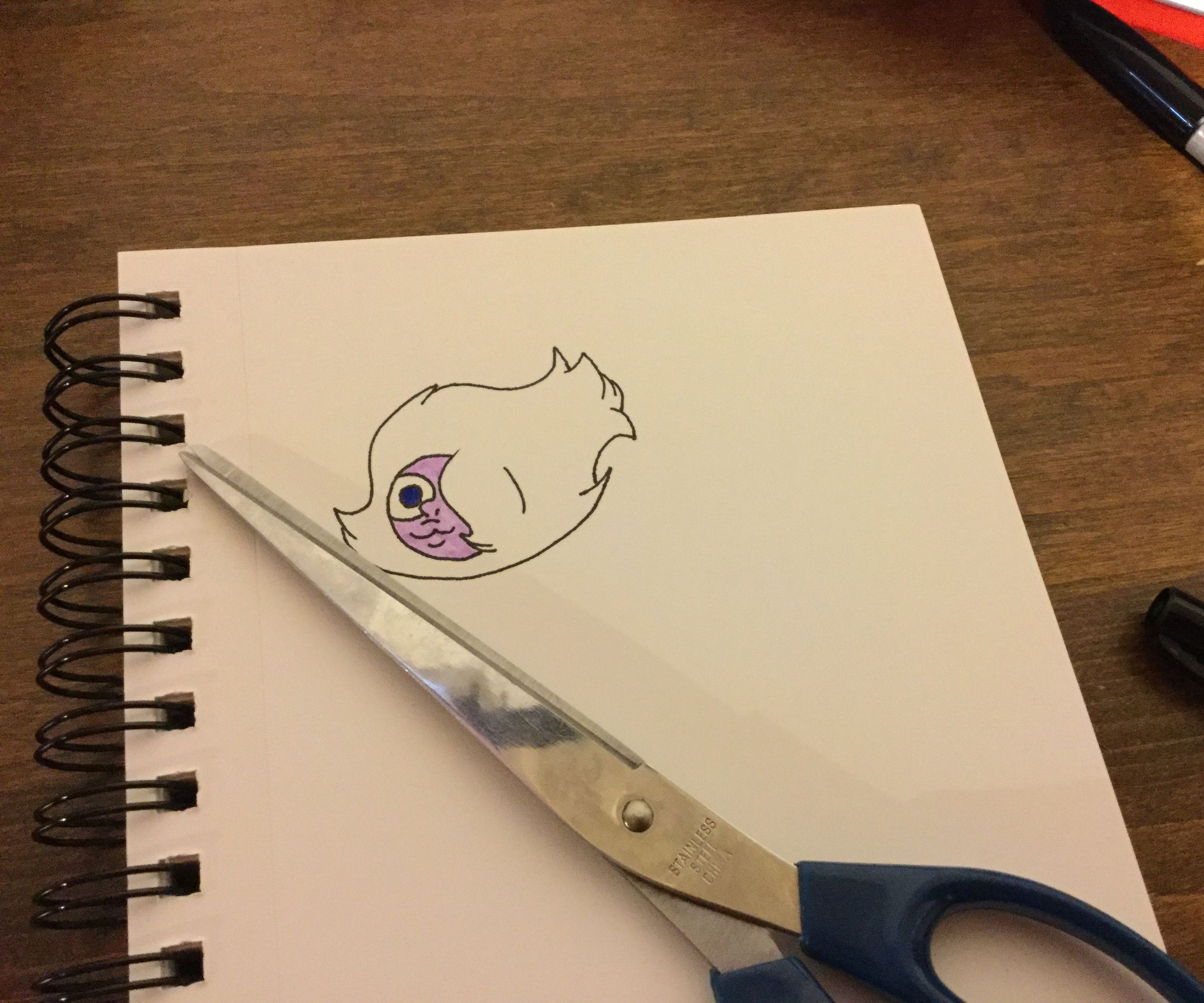 Steven Universe Custom Amethyst Cutout 