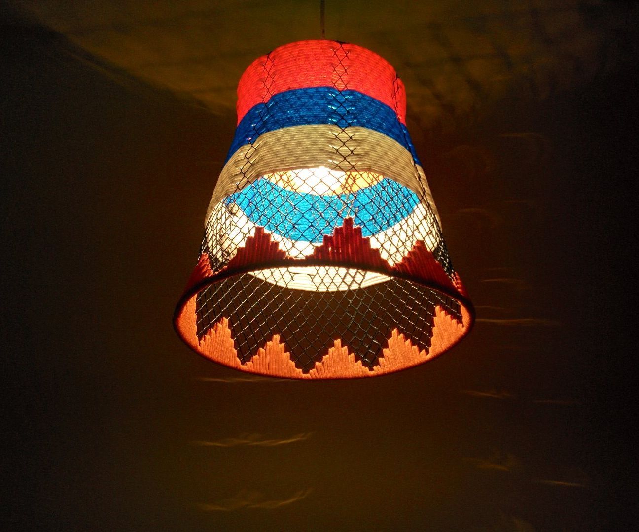 Trash Bin to Designer Lamp