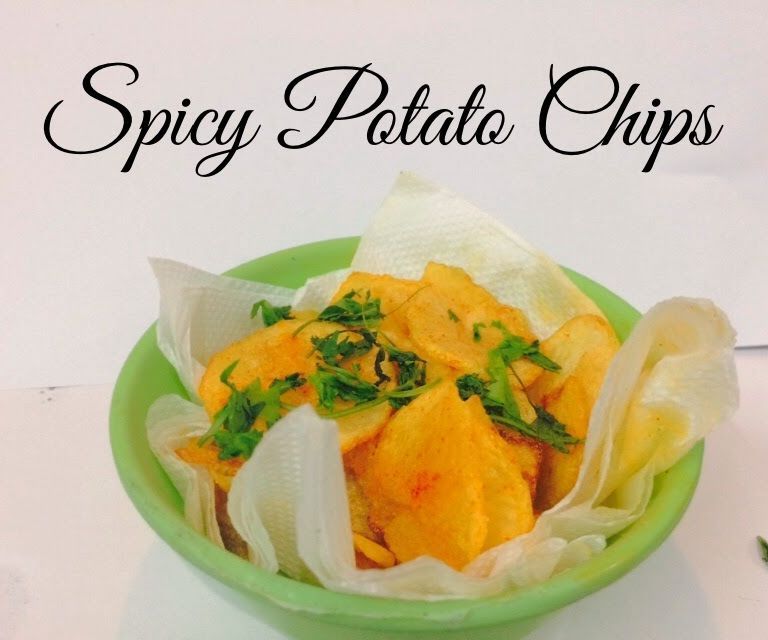 Homemade Spicy Potato Chips