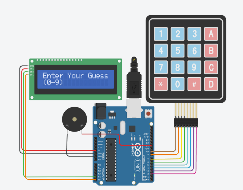 Fun Arduino Number Guessing Game With LCD Display – Beginner-Friendly ...