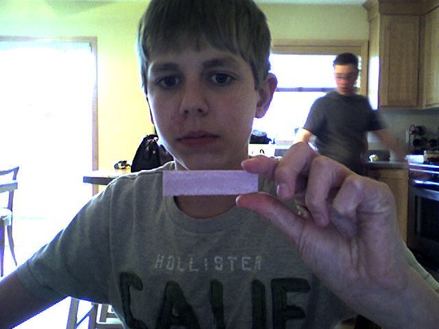 Make a gum wrapper bullet! (Or something very similar...)