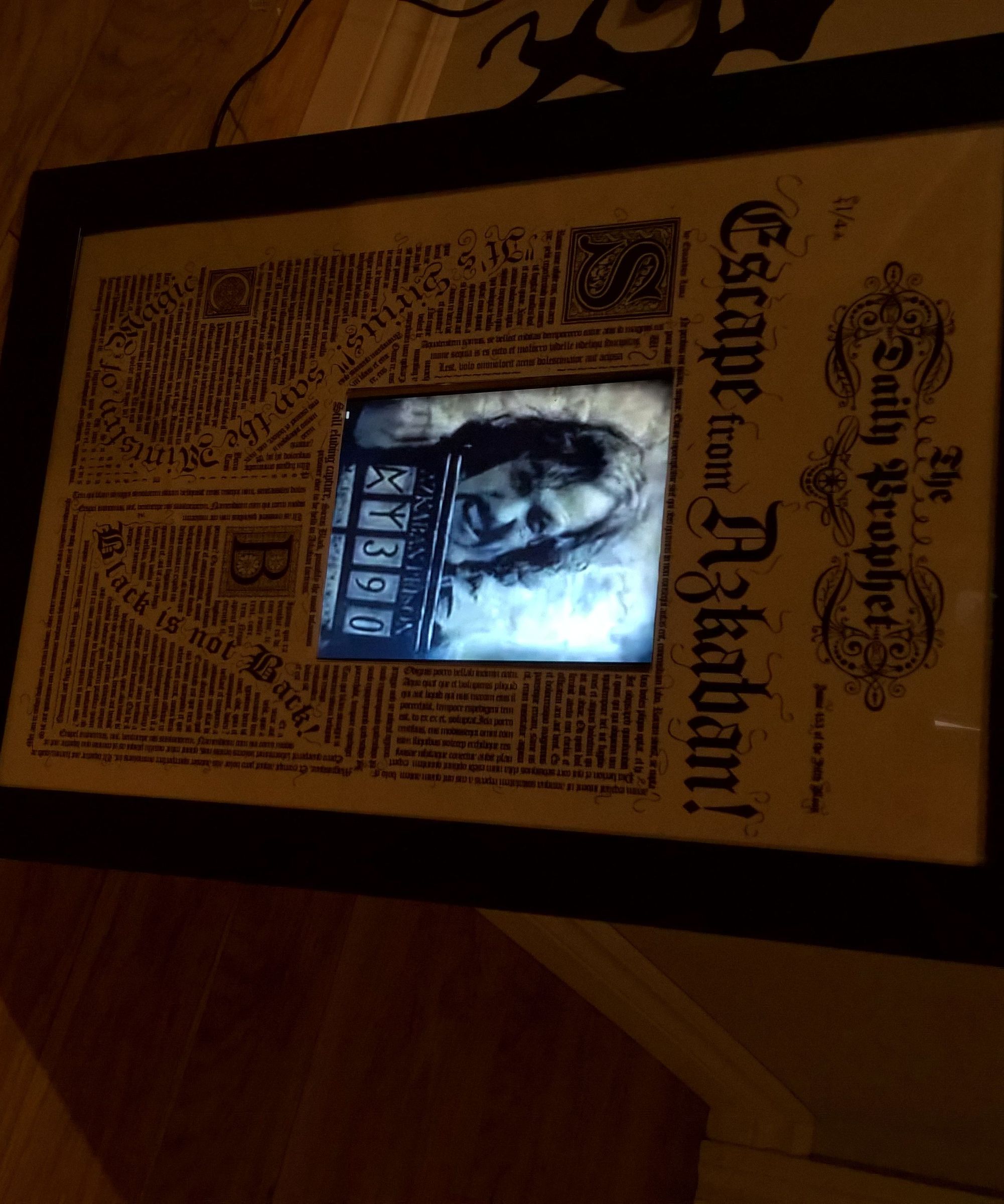 Moving Sirius Black Wanted Poster (Harry Potter)
