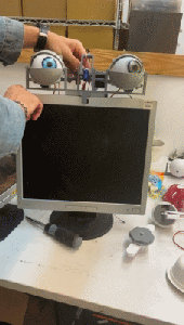 Mounting Eye Mechanism on Monitor