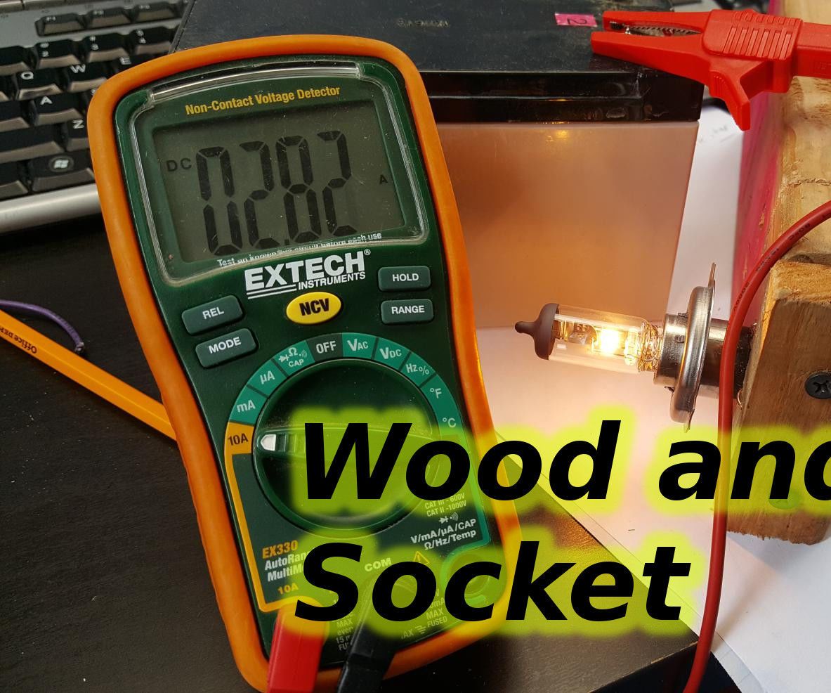 Wood and Wire Socket