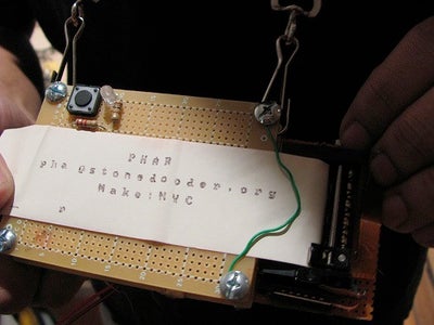 Make:NYC Badge Contest Entry From an Old GameBoy Printer