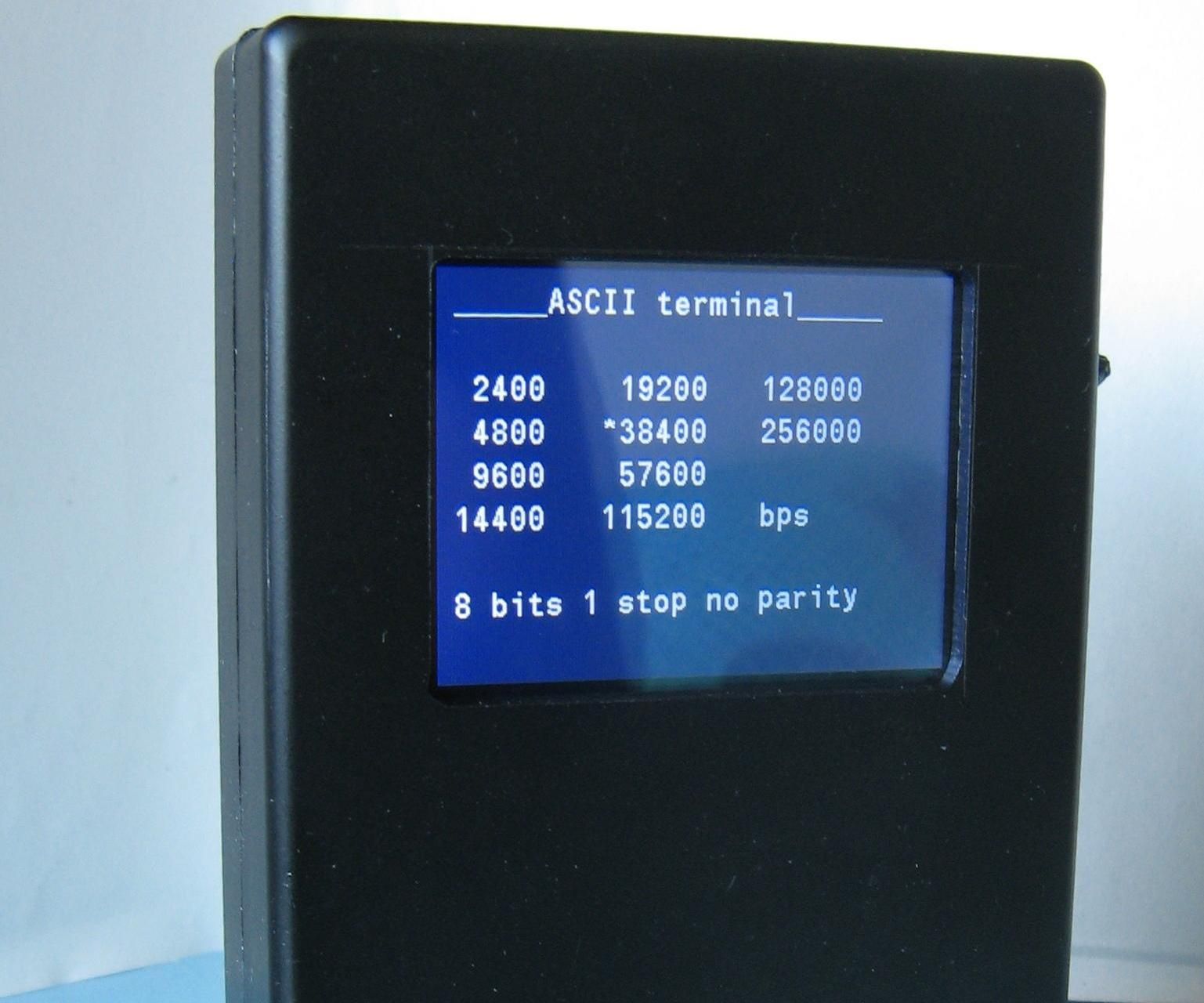 Serial Monitor with ILI9341 and BluePill