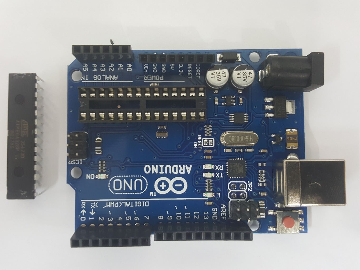 How to Upload Program Arduino Pro Mini 328P by Using Arduino Uno : 6 ...