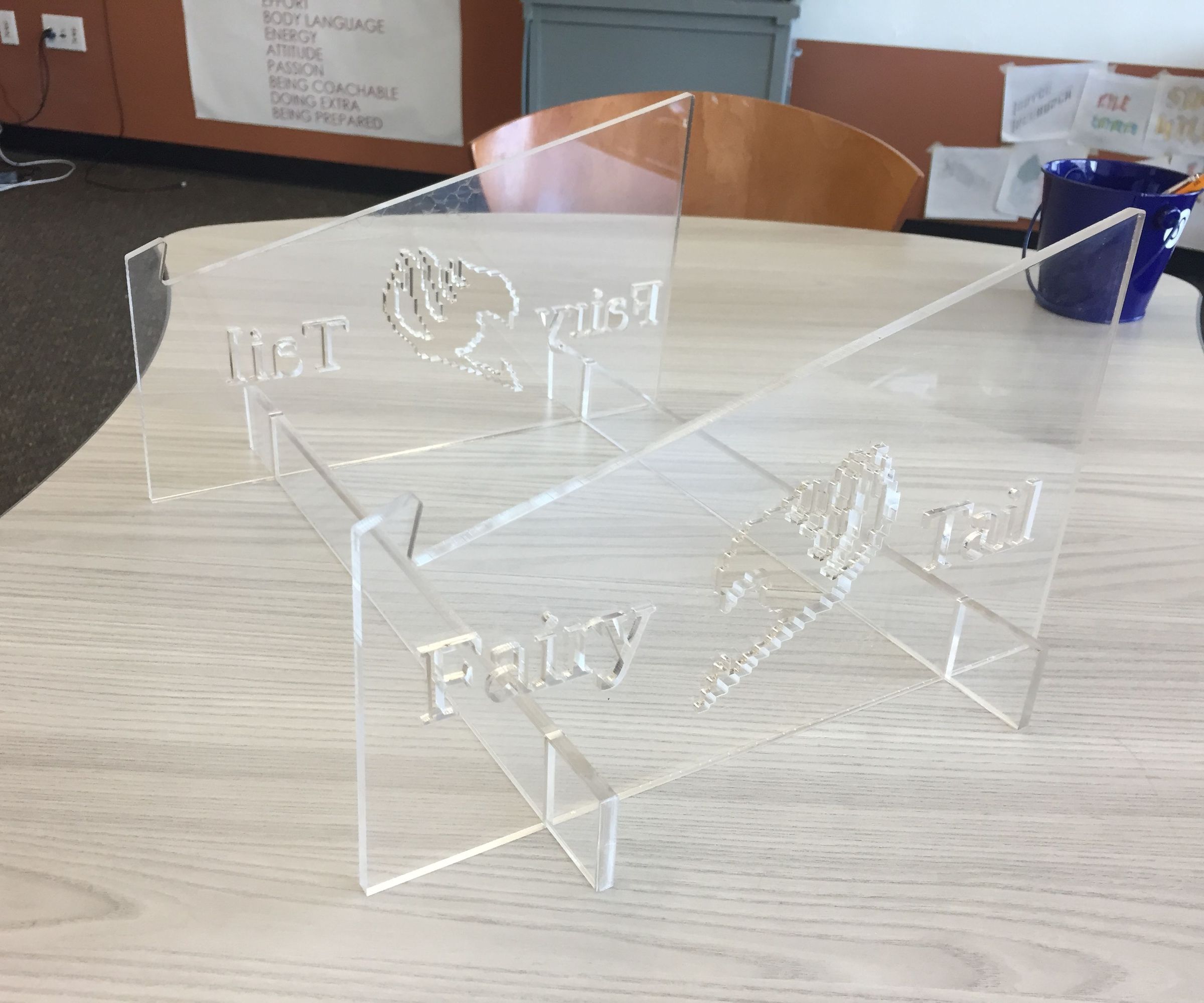 Acrylic PC Stand- Laser Cutter