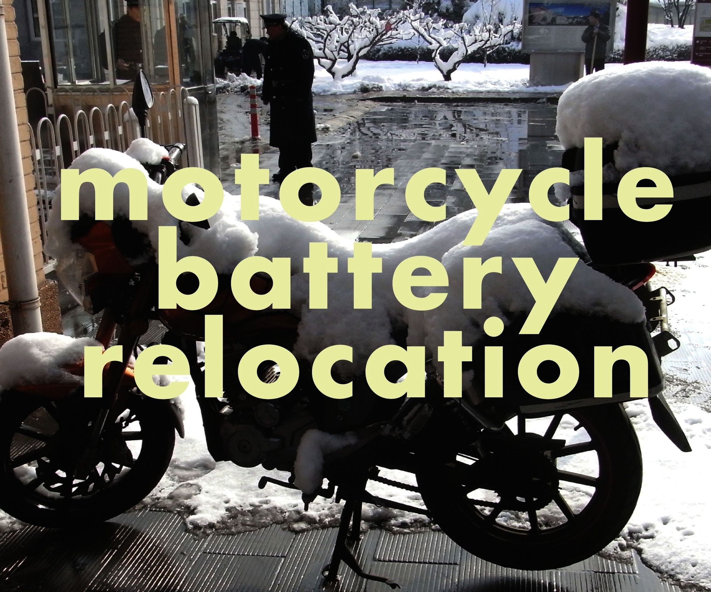 Motorcycle Battery Relocation