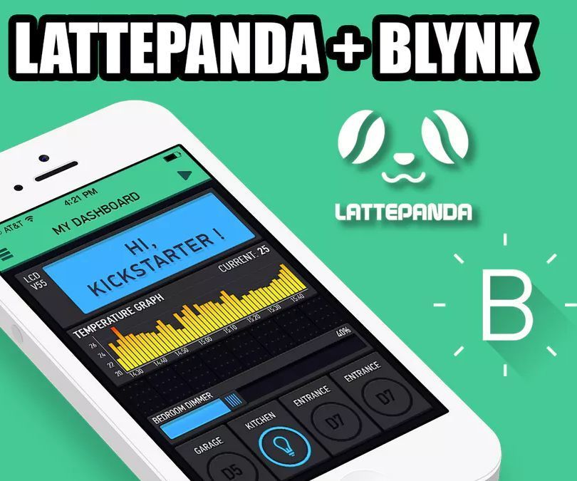 LattePanda + Blynk = IoT Fun!