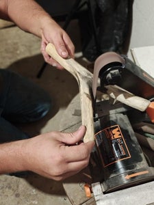 Grinding Off the Bark and Shaping Your Slingshot