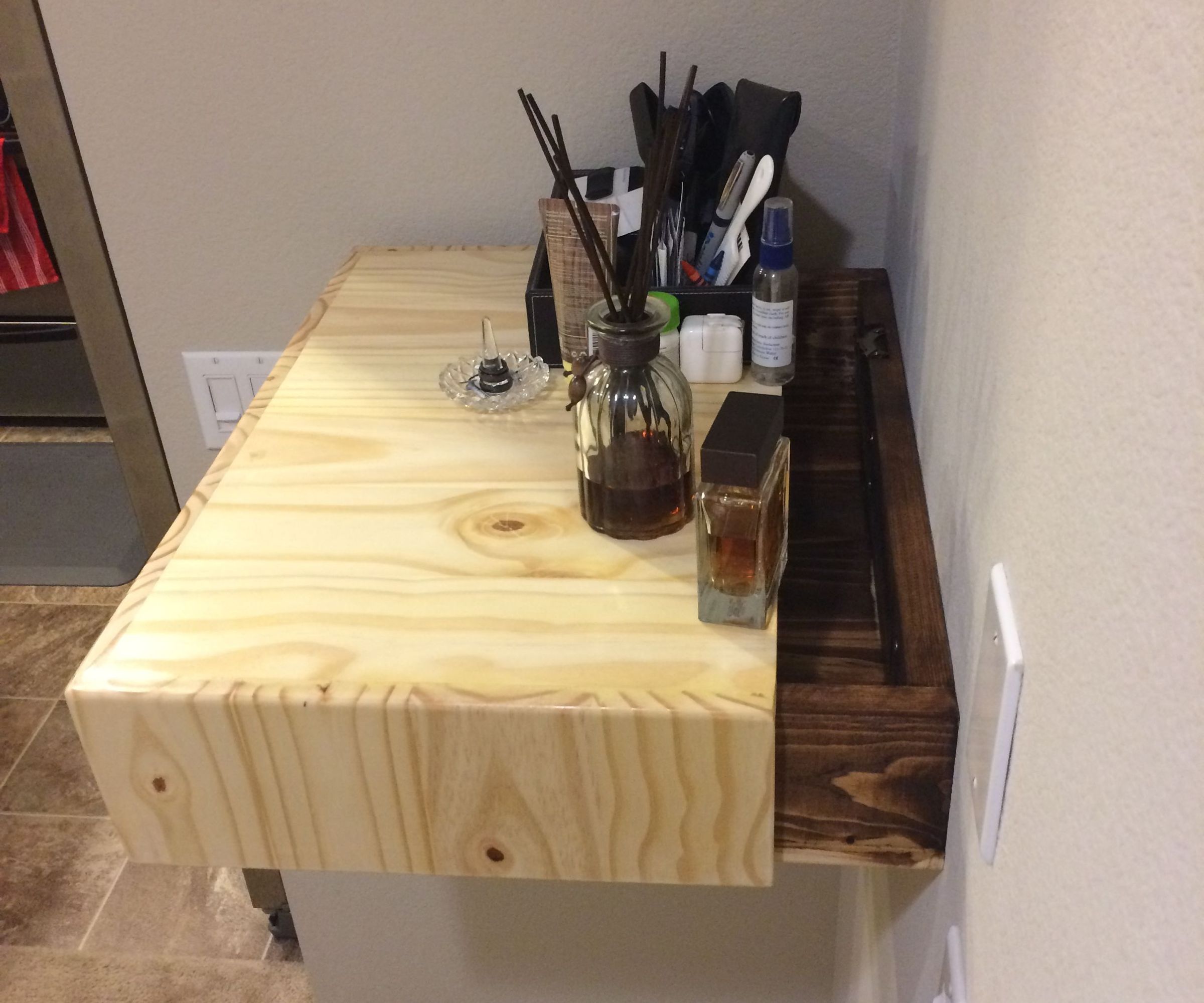 Hidden Compartment Floating Shelve