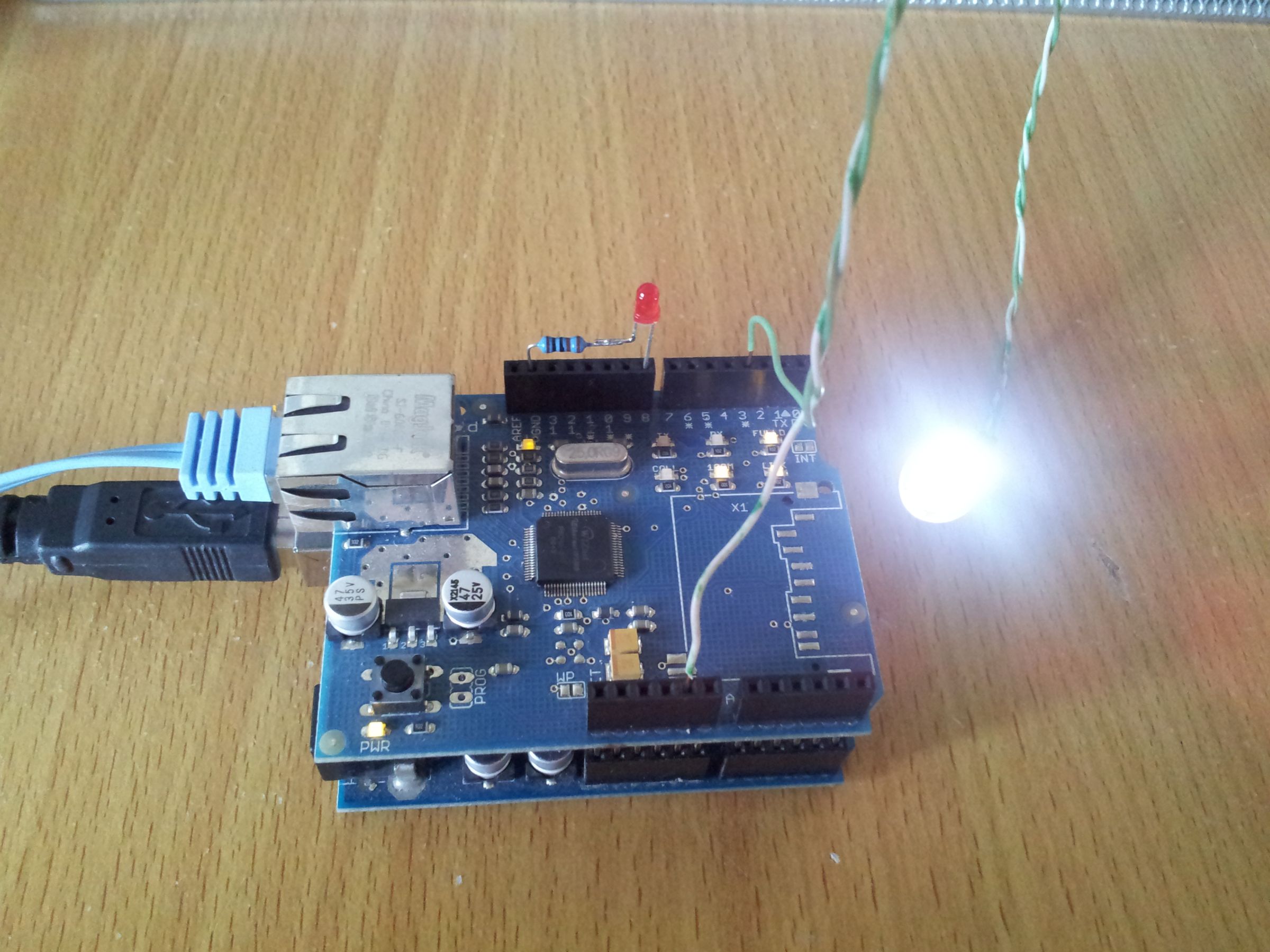 Control an LED over the Internet via Arduino with Teleduino