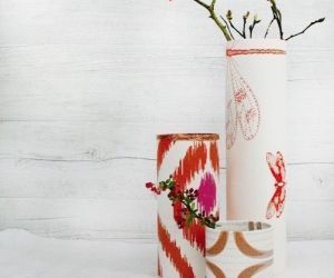 Mailing Tube Vases