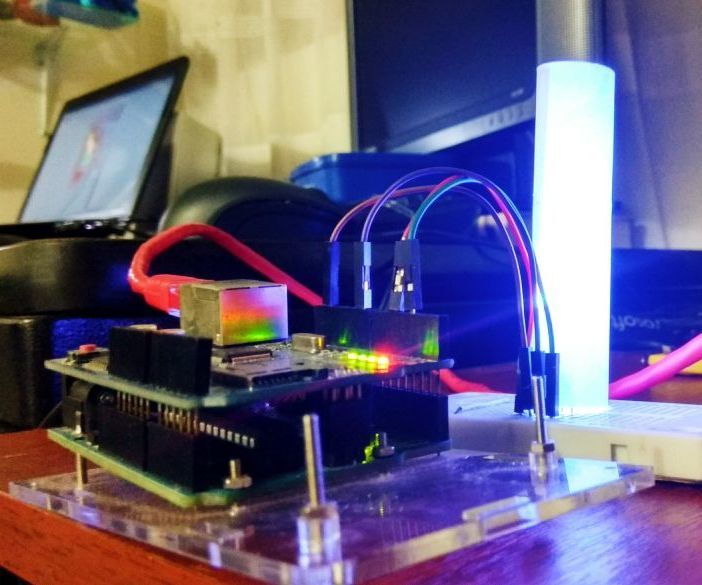 Arduino Blynk RGB Ethernet Lamp