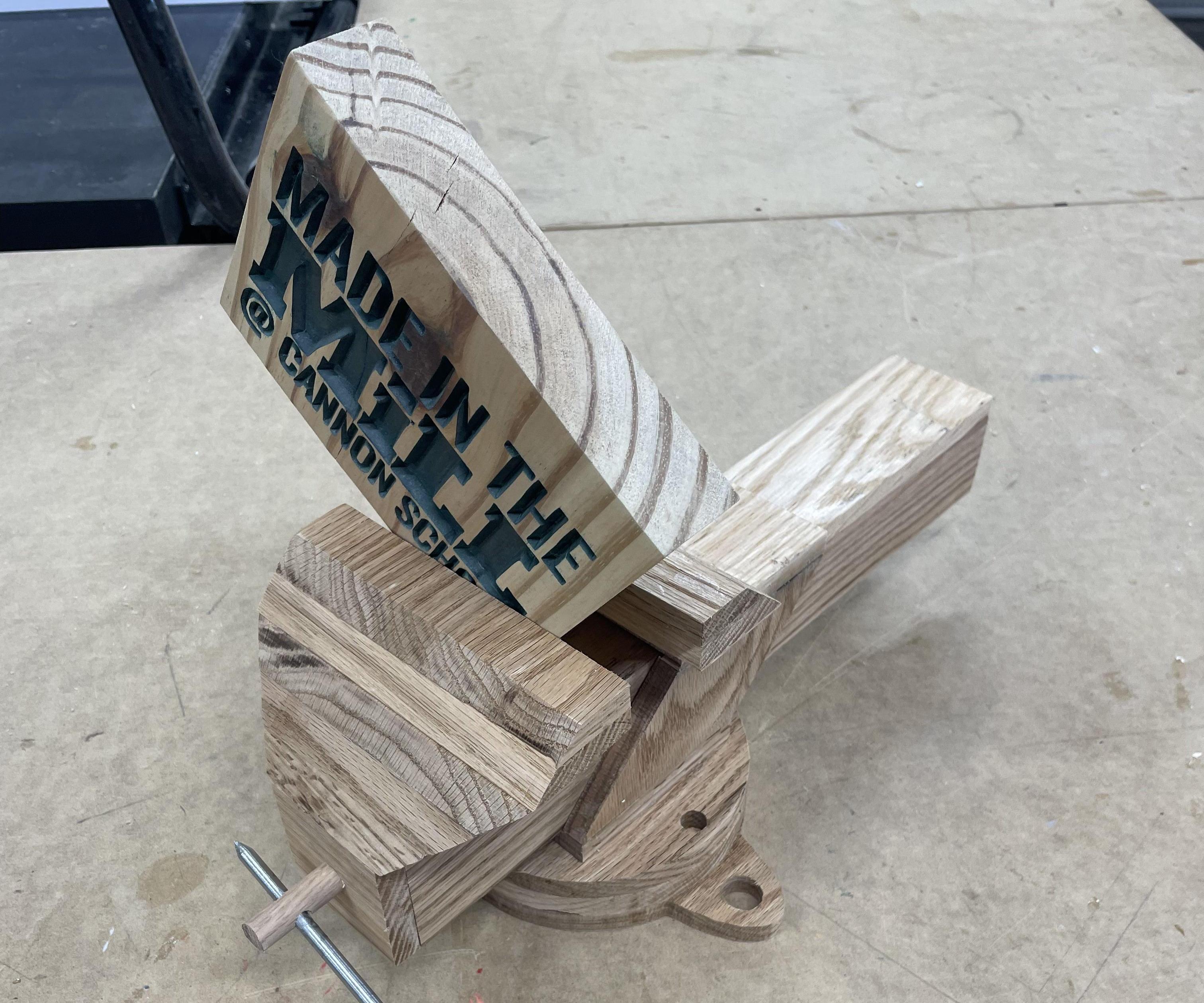 Wooden Bench Vise